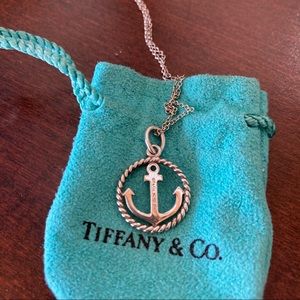 Tiffany's Anchor Charm & Chain